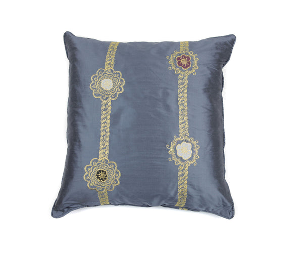 Rosette Rope - Gunmetal Grey/Gold Metallic