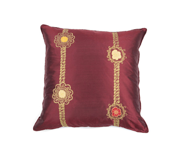 Rosette Rope - Wine/Gold Metallic