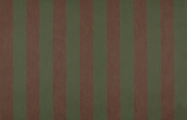 Striped Wallpaper - Wine / Green