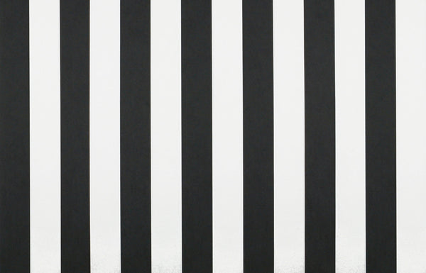 Striped Wallpaper - Black / Ivory