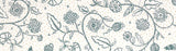 Blackwork Spot Wallpaper - Ivory / Teal / Gold Metallic